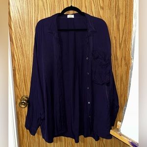 Aritzia oversized button up